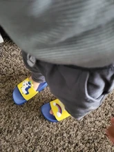 Suihyung-Zapatillas de unicornio arcoíris para niños y niñas, zapatos de playa para niños, pantuflas suaves para interiores