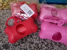 Para caca de perro o mascotas caja de basura de mascotas dispensador limpio caja con forma de hueso para perro residuos Bolsa para popó al aire libre perro basura limpieza bolsa de mascotas
