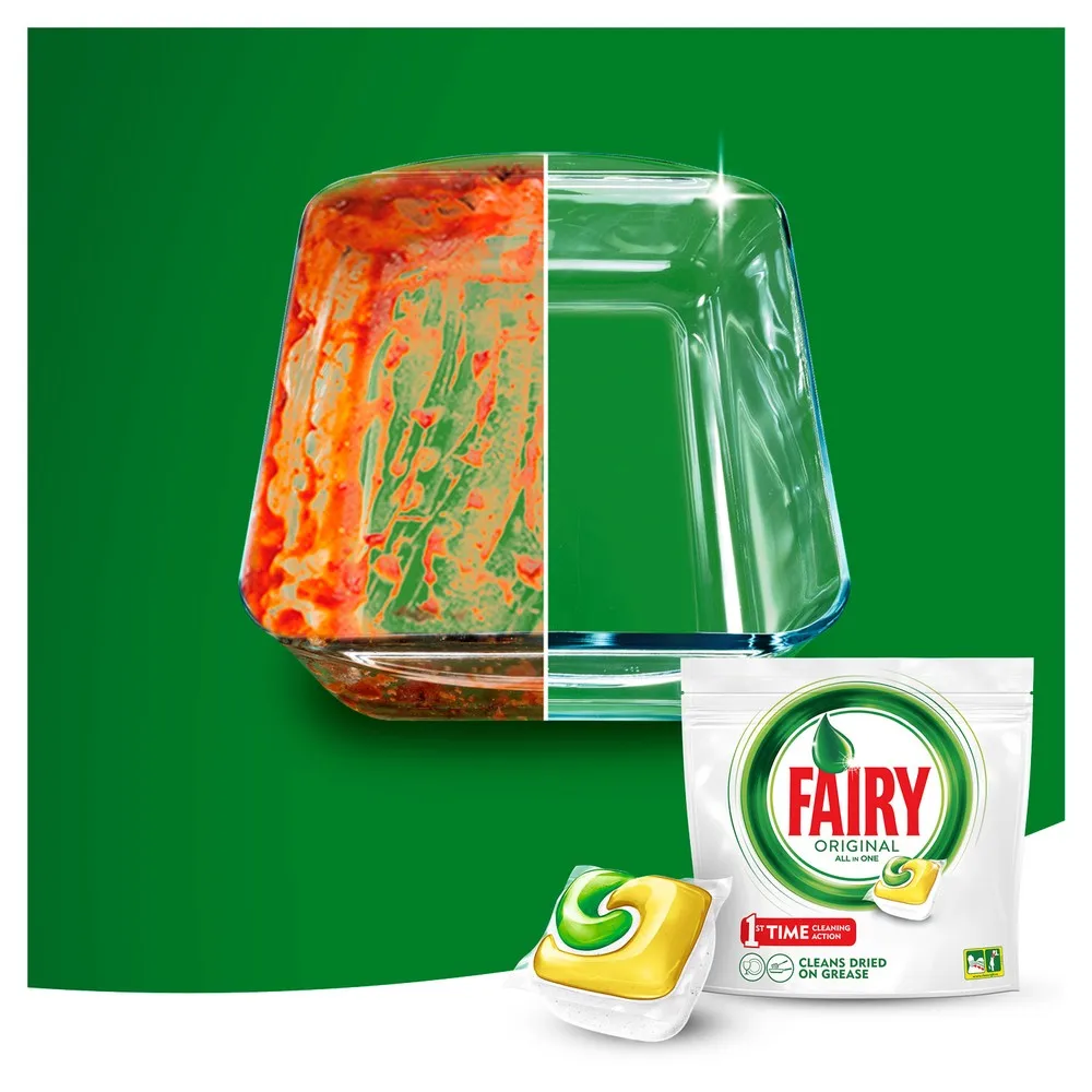 Капсулы для посудомоечной машины Fairy Original All in One 24 шт