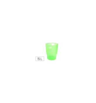 

Plastic Bin EXACOMPTA LINICOLOR green translucent Apple 15 litres