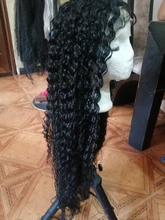 AISI BEAUTY-extensiones de cabello sintético con coleta ondulada para mujer, coletero con cordón, color negro, Rubio y rojo