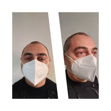 Mascarilla protectora PM2.5 para adultos, máscara FFP3 de 5 capas con elásticos, no tejida, con gancho para la oreja, 99%