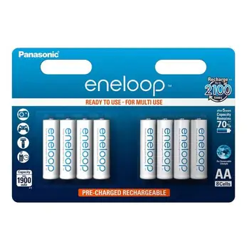 

Panasonic BK-3MCCE/8BE Rechargeable battery nickel-metal hydride (NiMH)