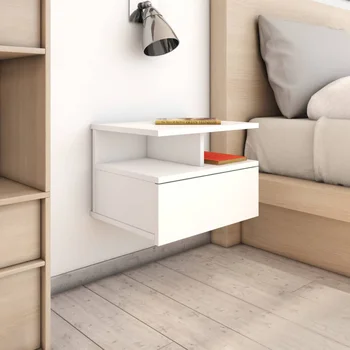 

Bedside hanging 2 PCs White 40x31x27 cm in particleboard tables