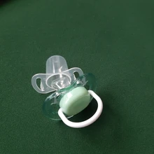 Bebé chupete de silicona suave bebés morder masticar suministros recién nacido confort apaciguar pezón de tetina chupetes