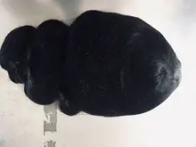 FEELME-pelucas de cabello humano con flequillo para mujeres negras, cabello Natural brasileño ondulado, con flequillo, Remy, pelucas con flequillo