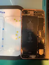 Almohadilla de guía profesional para iPhone 11, 11Pro, XsMax, XR, XS, X, 8, 7, 7P, 6, tapete magnético con tabla de tornillos, herramientas de reparación de teléfonos, 15 Uds.