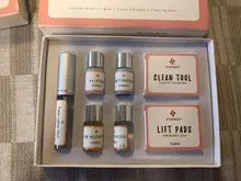 Actualización de las pestañas de Kit de pestañas permanente Calia Conjunto Permanente profesional de pestañas ascensor de crecimiento de pestañas nueva llegada