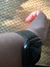 Correa trenzada Solo para Apple Watch, banda de 44mm, 40mm, 38mm, 42mm, pulsera de tela elástica de nailon serie iWatch 3 4 5 Se 6