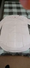 White Blouse Button-Shirt Tunics Cotton Long-Tops Plus-Size Feminine