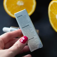 LANBENA-suero Facial blanqueador con vitamina C, esencia para la piel que aclara las manchas, elimina manchas oscuras y pecas