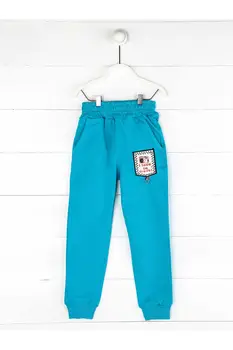 

Turquoise Seasonal Girl Boy Sweatpants