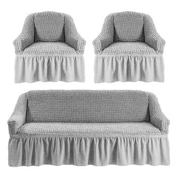 

Cover for sofa triple, two armchairs, Gray
