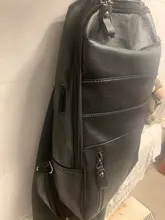 Mochilas escolares de cuero sintético para hombre y mujer, morrales de viaje informales Retro, bolso de mano negro, caqui, Adolescentes