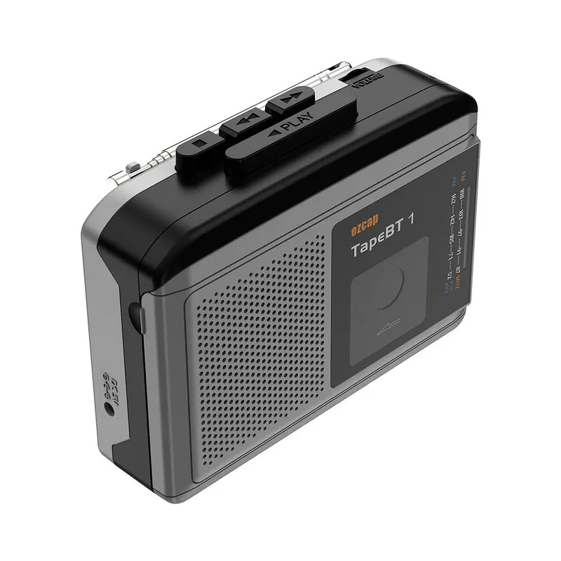 개인 AM FM 라디오 음악 카세트 테이프 플레이어 3.5MM 오디오 카세트 테이프 플레이어 Mp3 플레이어 변환기 ezcap233로 변환