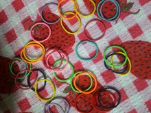 Nuevo 100PCS/Lot Girls Candy Colors Nylon 3CM Bandas de goma Niños Bandas de pelo elásticas seguras Soporte para cola de caballo Accesorios para el cabello para niños