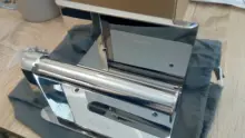 ROVOGO SUS 304 soporte de papel higiénico de acero inoxidable con estante para teléfono, soporte de pañuelos para el baño portarrollos de papel higiénico