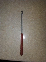 1 Uds alta calidad Decoupler de 15,5 cm de gancho cebo línea abstracta de pesca gancho de Metal de acero Simple y especial gancho removedor de herramientas