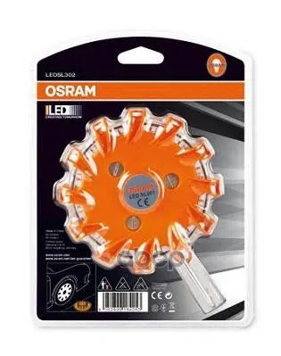 Фонарь Блистер 1шт 4.5v 0.5w Ledguardian Road Flare Аварийной Сигнализации(Свет Оранжевый) Osram арт. LEDSL302