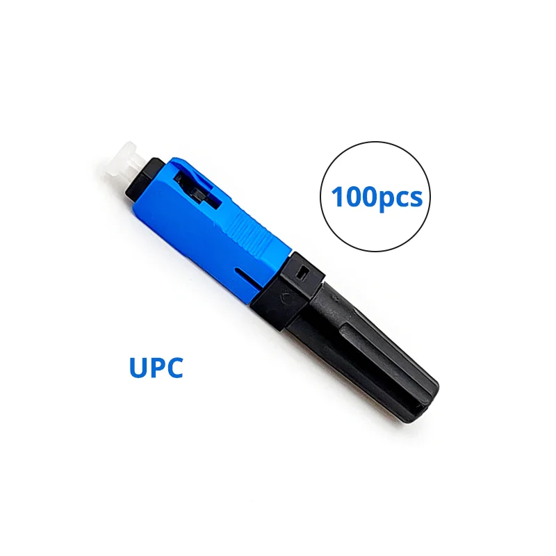 UPC ESC250P-LW 100 шт./лот SC APC SC UPC быстрый разъем менее 0.3dB волоконно-оптический разъем-предварительно встроенный волокно новая модель - Цвет: UPC