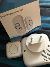 PGST-timbre de puerta inalámbrico para el hogar, luz LED con enchufe de EE. UU./UE, timbre de bienvenida inteligente, PJ16