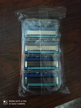 4 unids/lote cuchillas de afeitar 5 capas de cuchilla de afeitar para Gilettee de energía de fusión de afeitar BladesFor Gillette Proglide máquina