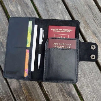 

Органайзер для путешествий, Дорожное портмоне, "Bocharoff", модель Traveler03, Ручная работа.