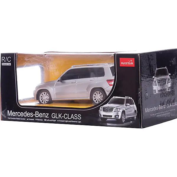 Машина MERCEDES-BENZ GLK, 1:24, р/у, RASTAR, серебристый
