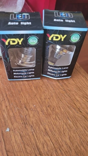 1Pcs H4 BA20D P15D LED Motorcycle Headlight Bulbs 6000k Hi/lo Beam 3030 12SMD Moto LED Scooter ATV Accessories Fog lamp Yellow photo review