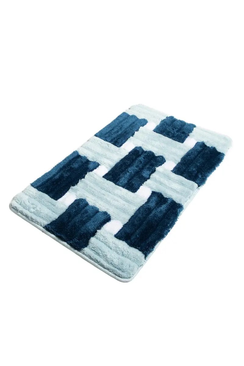 Коврик для ванной | коврик для ванной нескользящие Противоскользящие коврики Piazza Mavi60X100 см