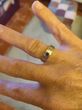 Nueva moda diseño sencillo 316 titanio Acero de hombres anillos amante pareja anillos alianza de boda de oro banda anillos para los hombres y las mujeres