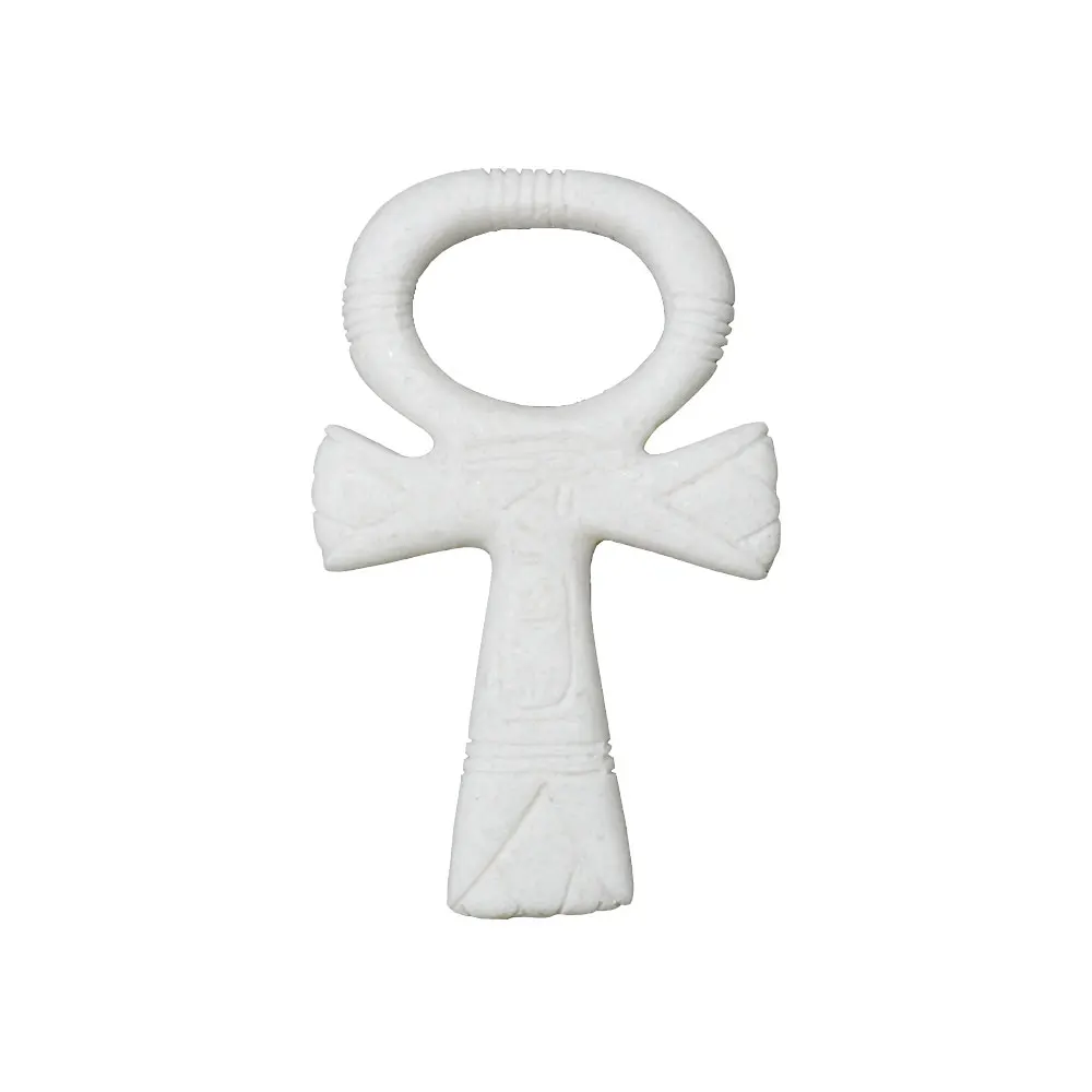 ANK en el Antiguo Egipto Mide 4 cm x 1.5 cm Horus Artesan/ía de Egipto Colgante de Plata de la Llave de la Vida