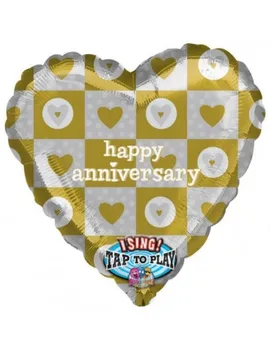 

Balloon Happy Anniversary Form 74cm