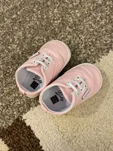 Recién Nacido Bebé Zapatos de niñas Zapatos Niños lona niño zapatillas de goma antideslizante suela blanda para niño en primer lugar los caminantes de 0-18 meses