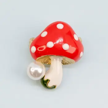

Brooch jewelery mushroom poganka (52532)
