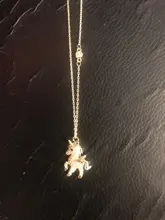 Colgante de unicornio con diamantes de imitación para niña y mujer, collar con amuleto de Navidad, joyería de Animal para fiesta