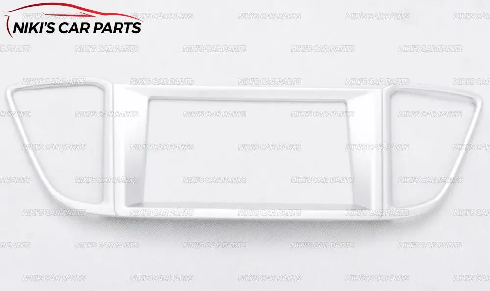 Рамка мультимедийного блока для hyundai Accent/Solaris- ABC пластик 1 комплект/1 шт. формовочные украшения для автомобиля