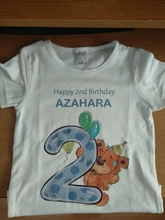 2020 divertido estilo poco oso feliz dibujo cumpleaños T camisa moda mamá hija hijo ropa familia camiseta manga corta