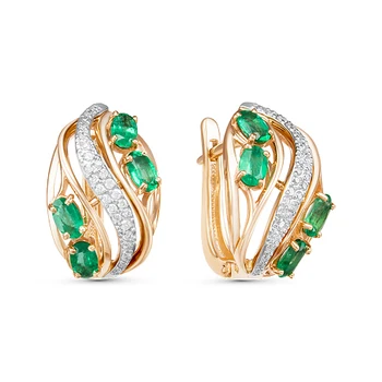 

02-1651/1 earrings (au 585)