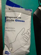 Guantes de nitrilo desechables de seguridad para el trabajo, resistentes al agua, grado alimenticio, antialergias, mecánicos y sintéticos, color negro, 100 Uds.