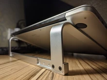Soporte para laptop,soporte portátil,soporte laptop,soporte portatil,Soporte de aluminio ajustable para ordenador portátil, soporte de apoyo para Macbook Pro, soporte de enfriamiento para ordenador vertical