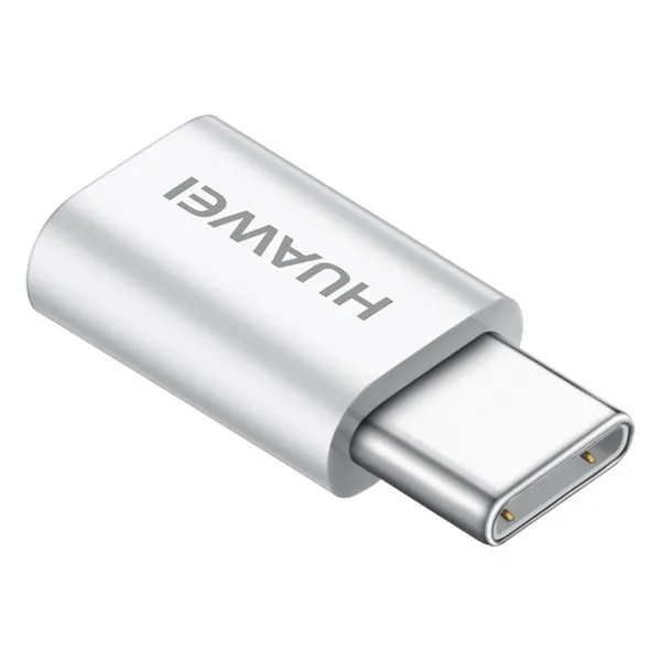 Адаптер Micro USB для USB-C huawei белый