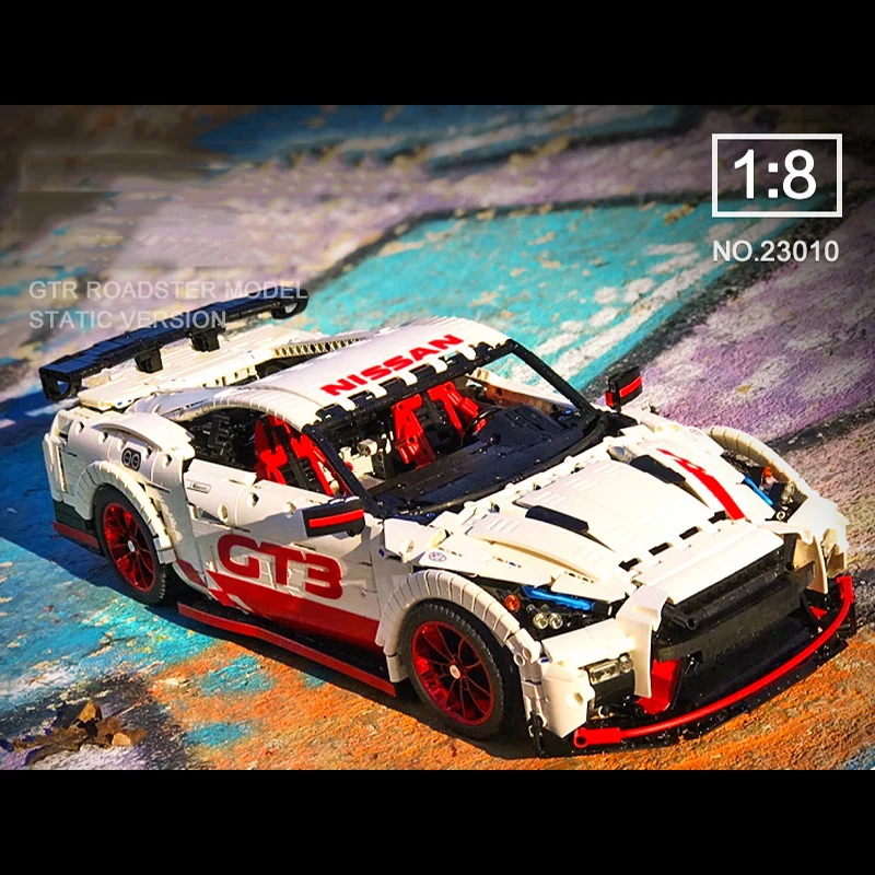 Блоки Technic MOC RC гоночный автомобиль с мотором Led Light fucktion пульт дистанционного управления MOC-25326 строительные блоки кирпичи игрушки подарки 3408 шт