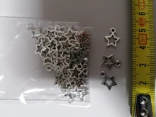 50 Uds Charms estrella pentagrama 13x10mm hecho a mano Fabricación de colgantes fit,Vintage TibetanBronze,DIY para pulsera collar