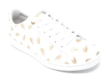 

Lacoste, SPORTS SHOES WOMAN WHITE, INSERCCION GOLDEN LOGO