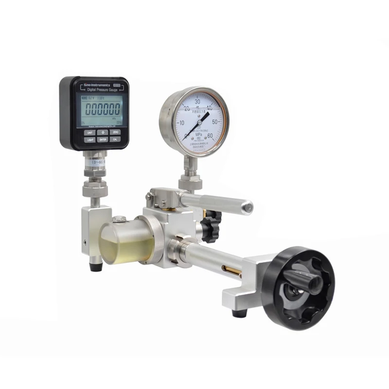 

HS705 Hydraulic Pressure Comparison Pump Hydraulic Comparator 0-600bar 0-700bar Water Pressure Pump Machine