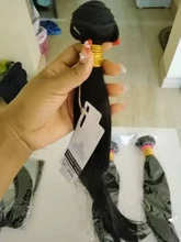 8-30 extensiones de cabello humano peruano liso, 3 mechones, no Remy, con cierre de encaje 4*4, mechones de tejido de doble trama con cierre