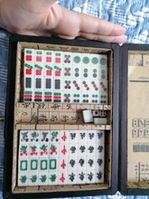 Mahjong-Set Game-Board Chinese-Toy Gambling Portable Party 144 with Box Tiles Numbered