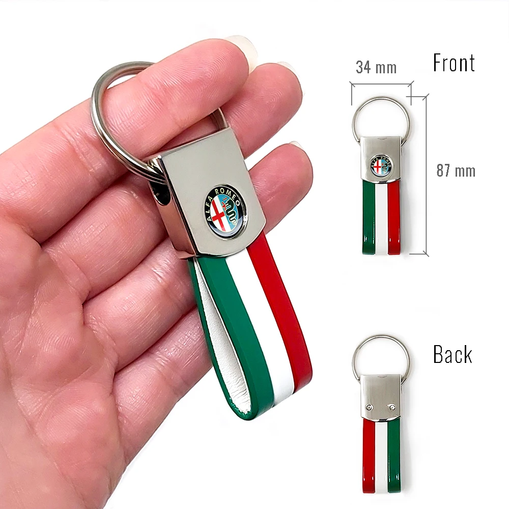 Keychain Fiat Tricolore