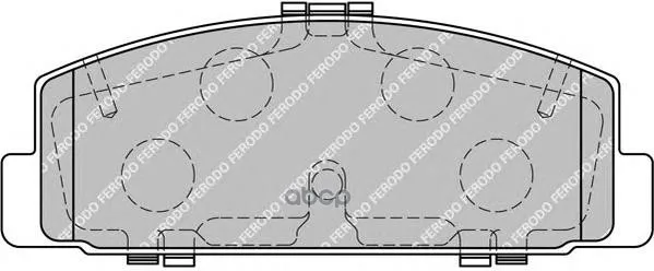 Колодки Тормозные Mazda 6 02/323 96/626 9202(С Установ.Пруж.) Задние Ferodo Fdb1721 Ferodo арт. FDB1721